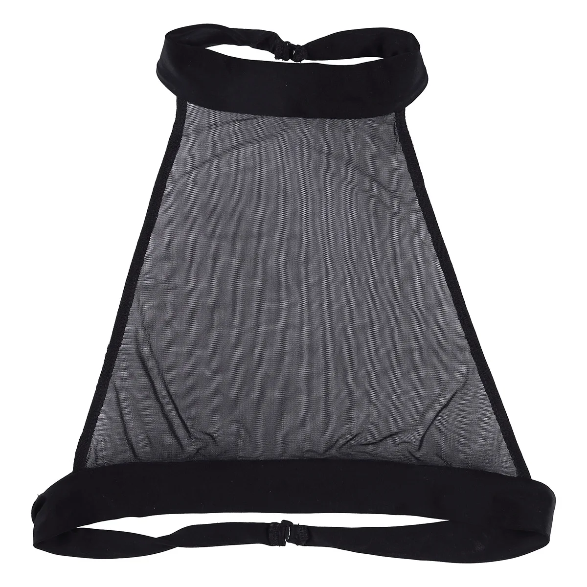 Womens Mesh Tanks Tops Wetlook Transparent See-through Sexy Tops Sleeveless Backless Sheer Camis Bra Vest Female Tank Crop Tops