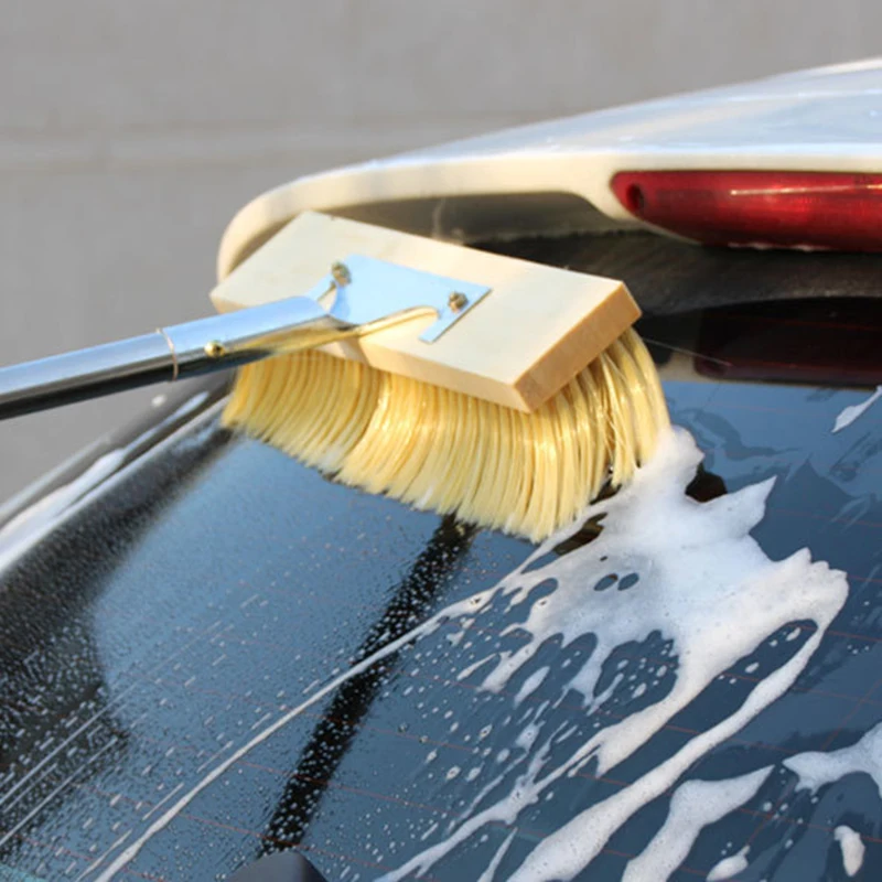 

Car Wash Brush Head for Detailing Washing Vehicles, Boats, RVs, ATVs, or Off-Road Autos, Super Soft Bristles for Scratch Resista