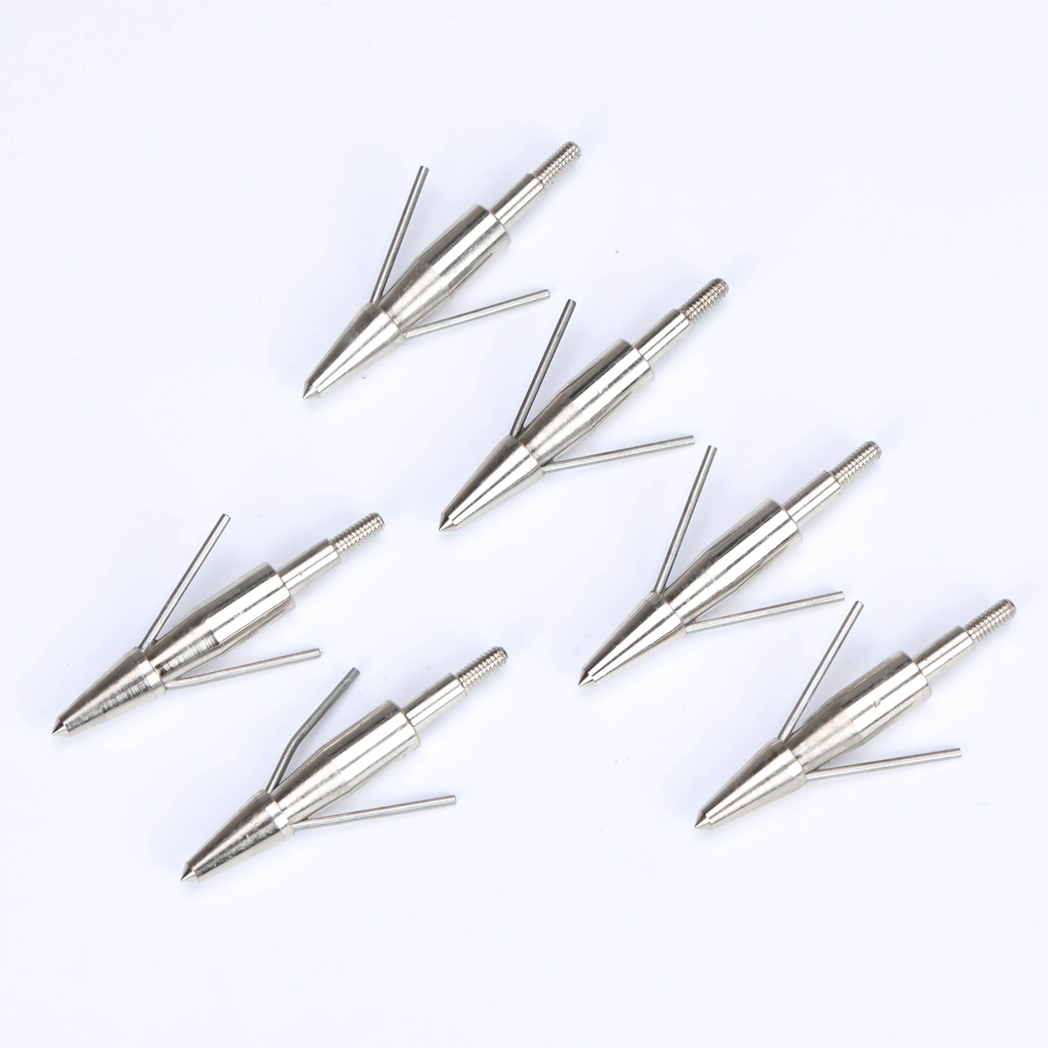 3/6/12pcs 300grain Fishing Arrowhead Broadhead Arrow Tip with 2 Fixed Blades for Archery Bow Fishing Hunting Archery Point