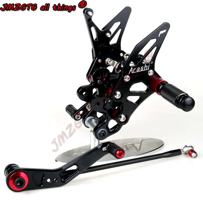 CNC Adjustable Rear Set Rearsets  For SUZUKI GSXR600 GSXR750 2006 2007 2008 2009 2010  Foot Rest