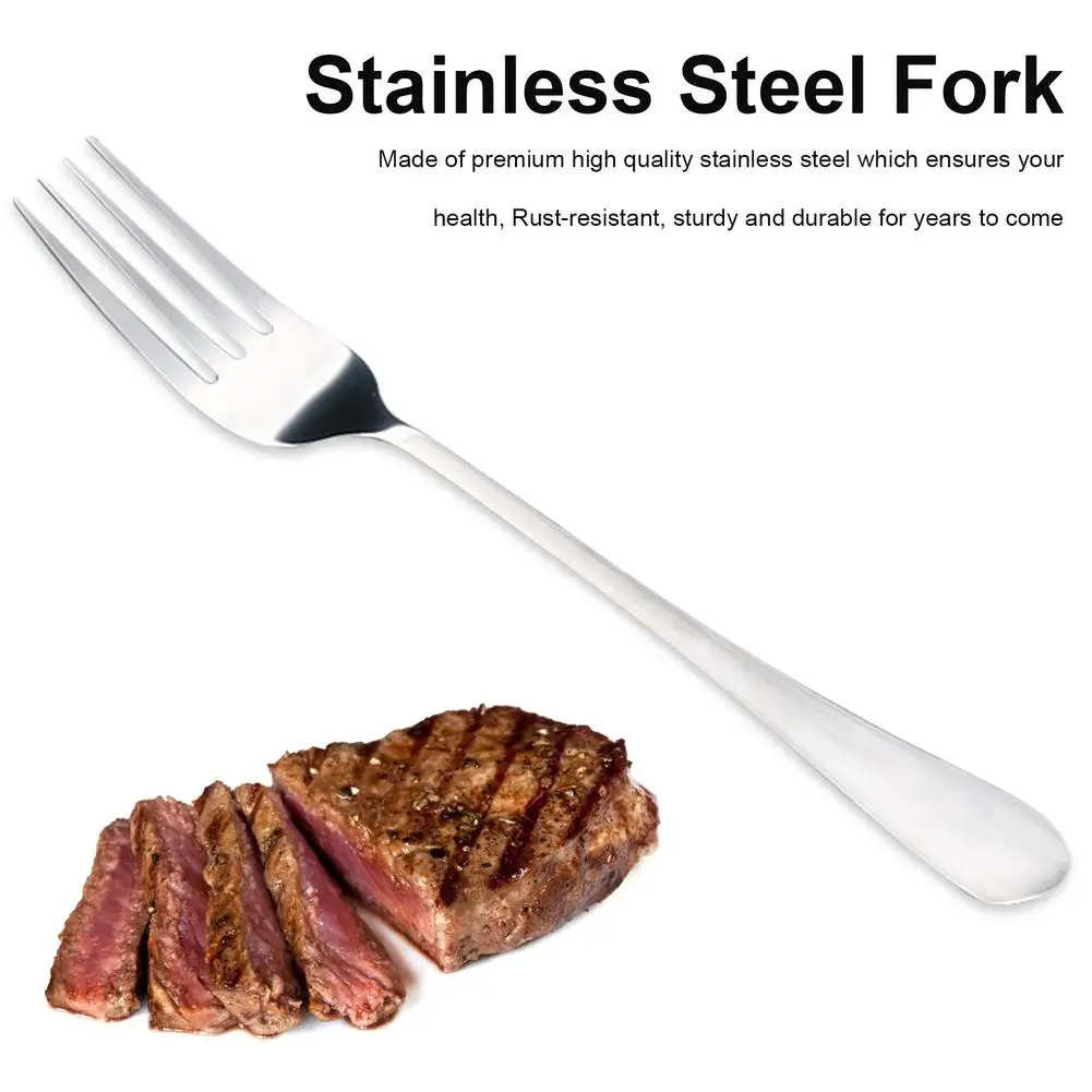 Classy Looking Dinner Forks Stainless Steel Health Rust-resistant Dessert Forks For Home Kitchen Restaurant