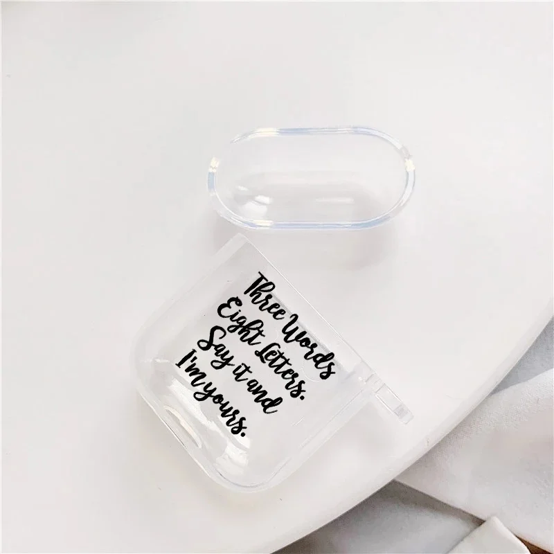 Beauty Clear Cute Gossip Girl Transparent Soft Silicone Cover For airpods 1 2 3 Case Earphone Accessories Cases For Airpod pro 2