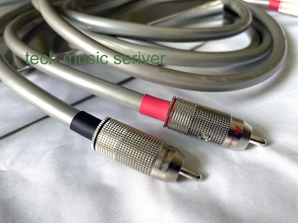 Hi-End the  music seriver-Audio Note SOOTTO  pure Silver RCA interconnect Cable