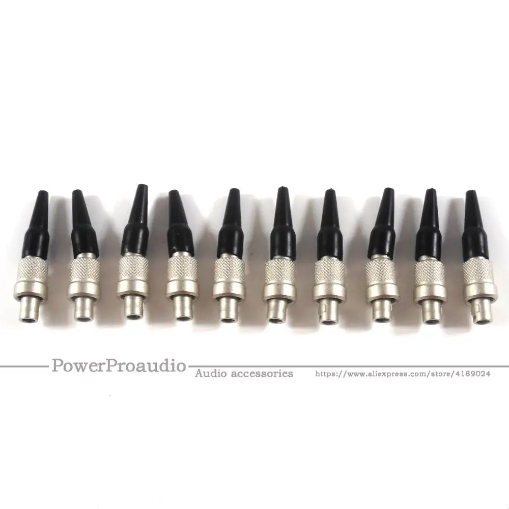 

10PCS /LOT 3 Pin Stereo Screw Lock Connector fits for Sennheiser 2000 3000 and 5000