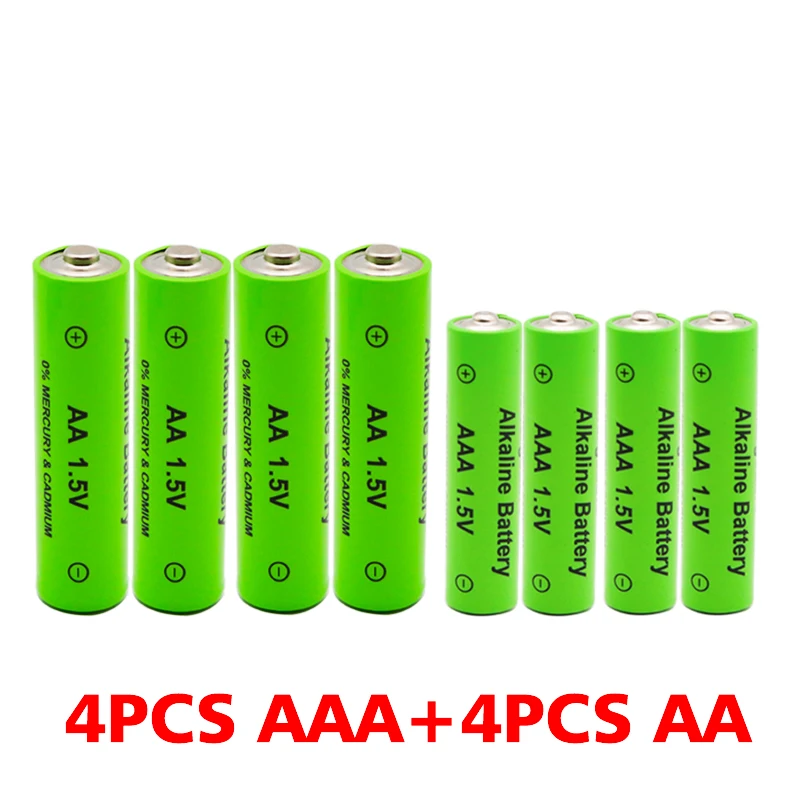 AAA + AA akumulator AA 1.5V 3000mah - 1.5V AAA 2100mAh alkaliczna latarka na baterie zabawka zegarek odtwarzacz MP3, bezpłatna dostawa