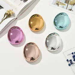 Exquisite glossy Cobblestone Contact Lens Case Ins girl and boy New Thin Contact Lenses Case  Eye contacts case