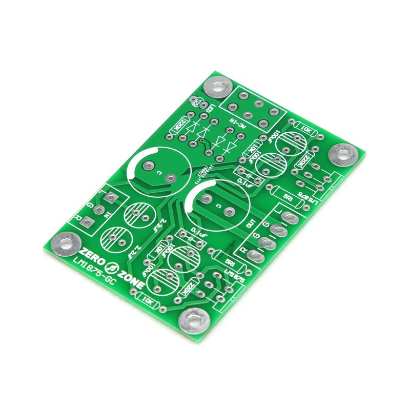 Frete grátis diy pcb para gc gaincard versão dupla canal lm1875 amplificador de potência pcb placa vazia guts placa amplificador potência