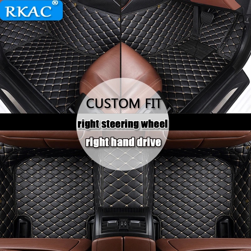 

RKAC For right hand drive Custom car floor mats for Hyundai terracan accent azera lantra elantra tucson iX25 i30 iX35 Sonata