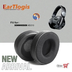 EarTlogis New Arrival Replacement Ear Pads for Sennheiser HD215 HD-215 Headset Earmuff Cover Cushions Earpads