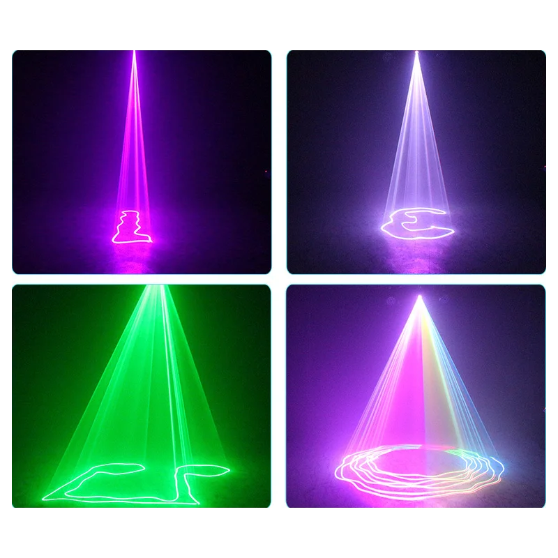 Hot Sale Single Head RGB Full Color Laser Light Line Scanning Laser Light With DMX Control For Disco Party Wedding Laser Light