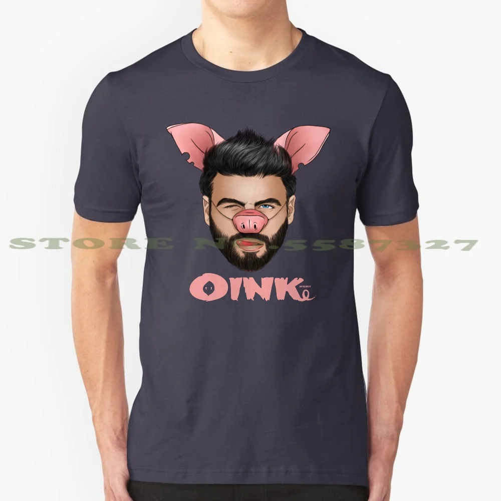 Oink ( Colors ) 100% Cotton T-Shirt Barebeef Gaybear Gayart Gays Gaytshirt Bears Bear Woof Grrr Men Tanktop Cute Bearart Gay