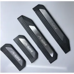 UBLUEE Auto Part Stainless Steel Scuff Plate Door Sill Guards Thresholds Cover Trims 4Pcs Fit For Honda HRV HR-V 2014 2015 2017