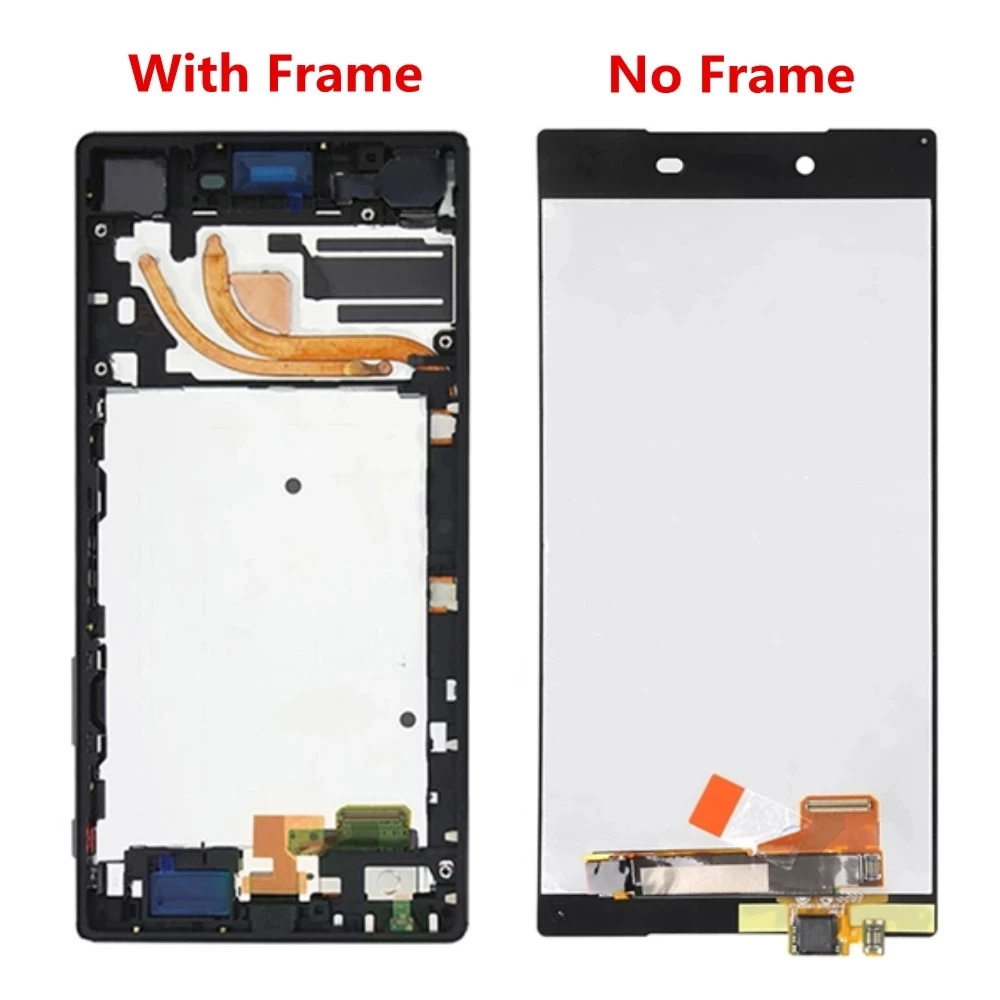 Imagem -03 - Original 5.5 Display para Sony Xperia z5 Premium Lcd Substituição da Tela de Toque para Sony Z5plus Z5p E6883 E6833 E6853 Lcd Mais Quadro