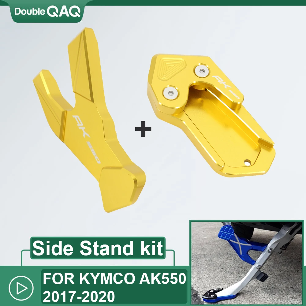 

Motorcycle Kickstand Foot Side Stand Extension Pad Support Plate For KYMCO AK550 AK 550 2017 2018 2019 2020