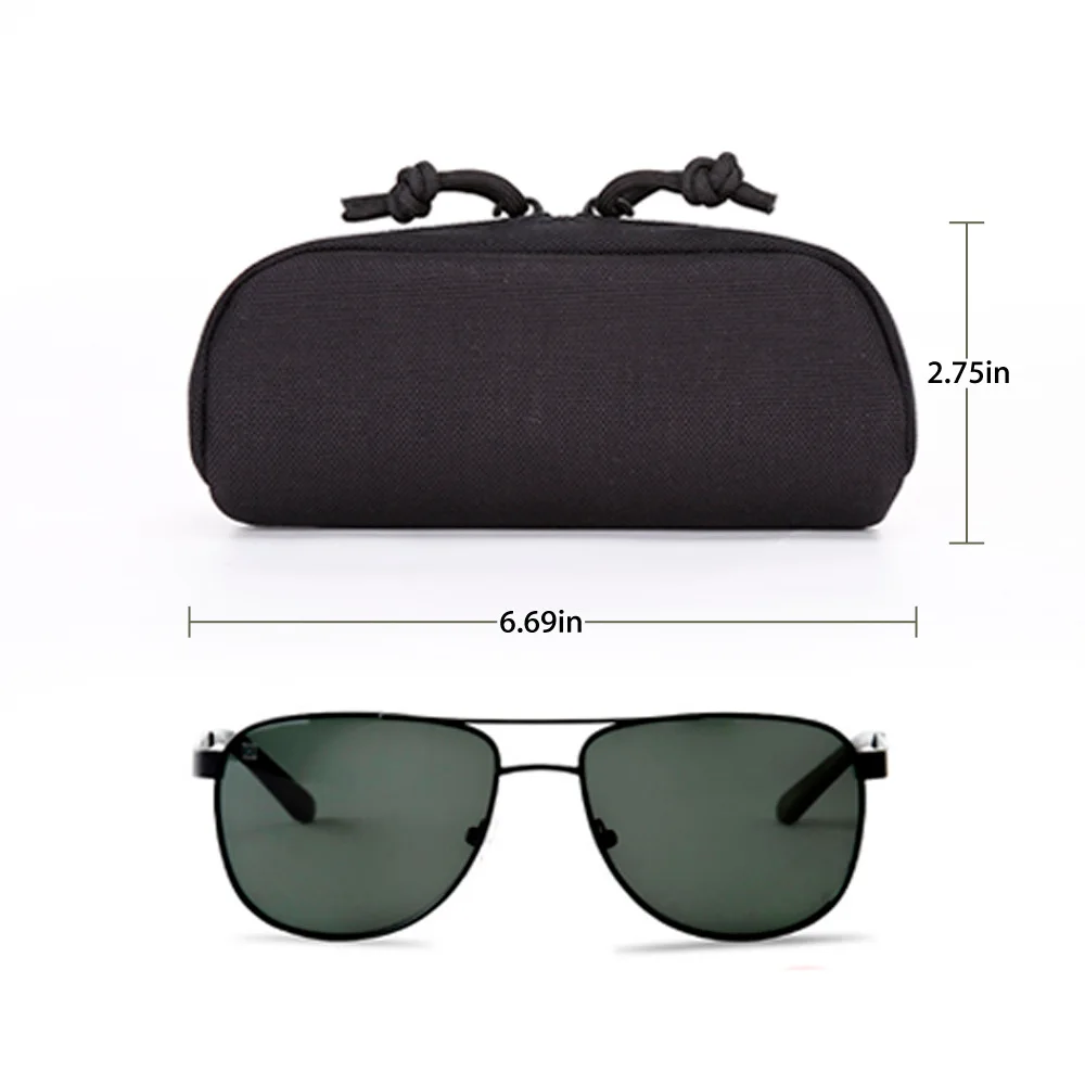 Molle Tactical Glasses Pouch Sunglasses EDC Waist Pack Utility  Hunting Accessories Organizer Eyeglasses Case Bag