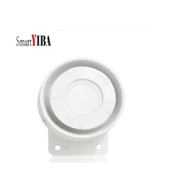 SmartYIBA 2016 vendite calde Mini sirena di allarme cablata per interni 110dB DC 12V per sistema di allarme di sicurezza domestica