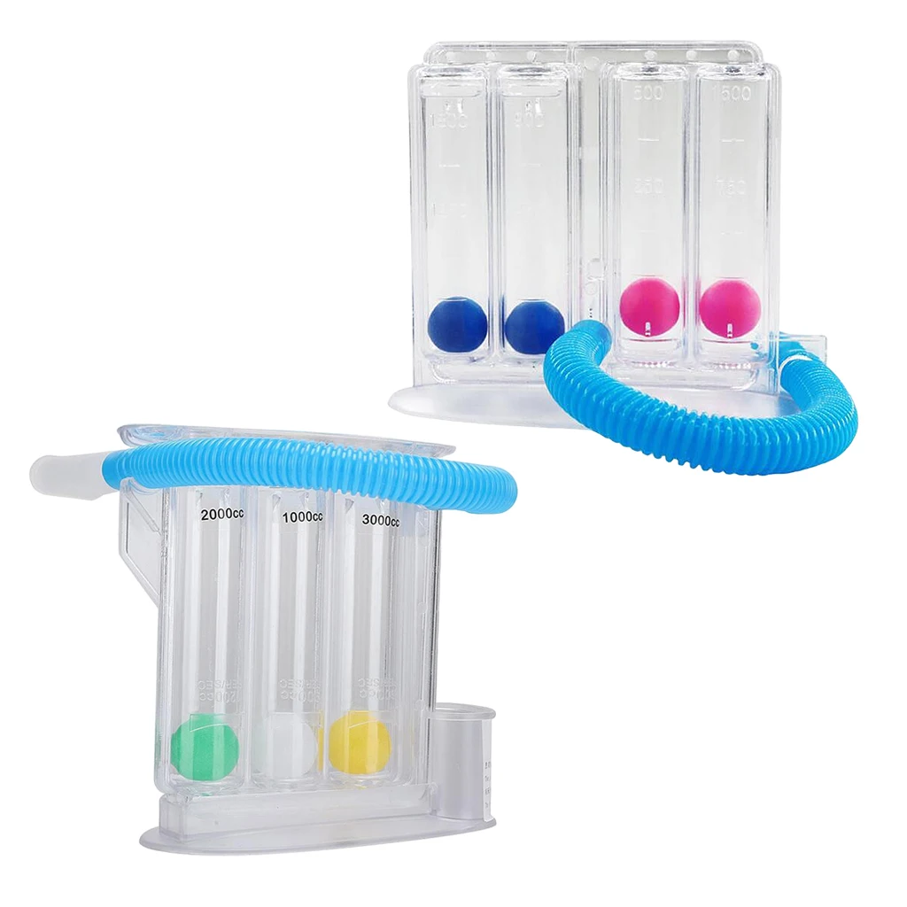 Lung Deep Breathing Trainer Exerciser Device Apparatus Incentive Spirometer Breathing Treatment Machine Breathing Trainer