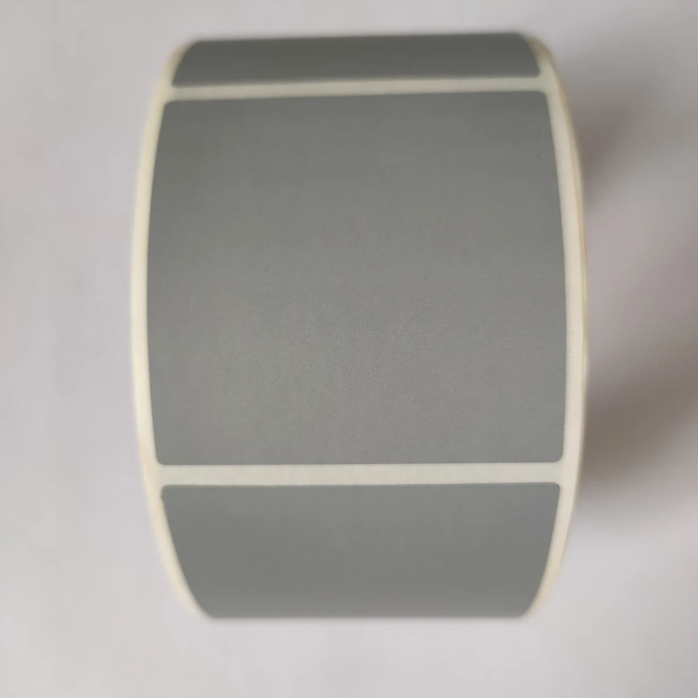 500 قطعة 50x50 مللي متر مربع رمادي خدش ملصق لألعاب بطاقات الخدش ذاتية الصنع #1