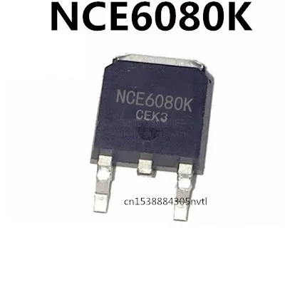 Original 10 piezas/NCE6080K TO-252 60V 80A