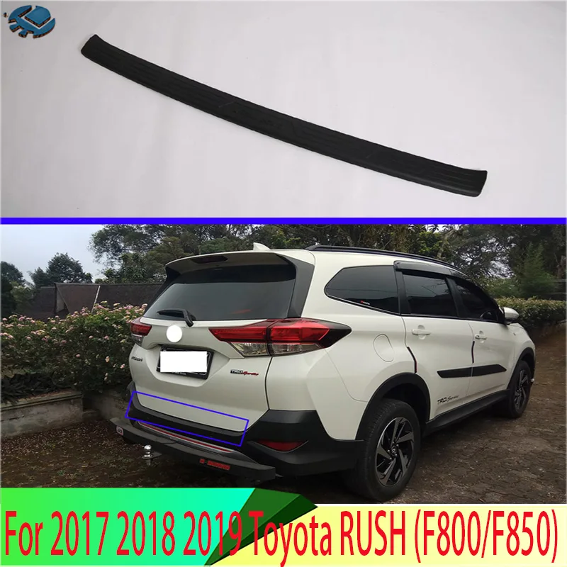 For 2017-2022 Toyota RUSH (F800/F850) Car Accessories Plastic rear bumper protection window sill outside trunks decorative