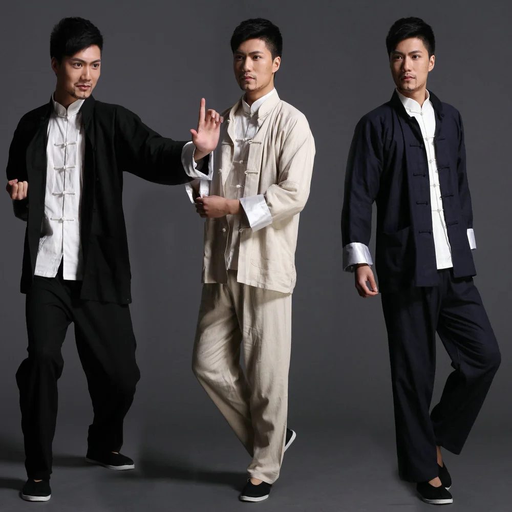 Traditional Chinese KungFu Suit Martial Art Clothing Set Top Shirt Pants Classic Style