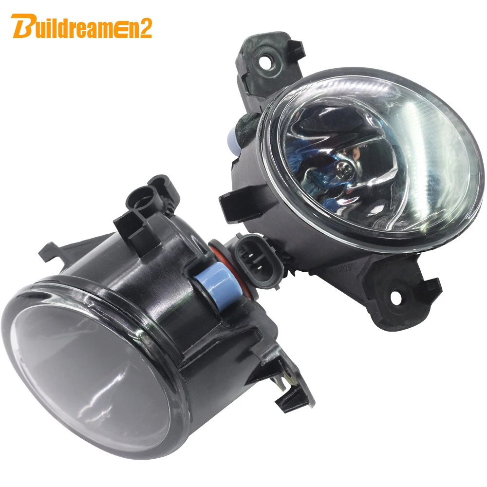 Buildreamen2 For Renault Clio Grand Modus Wind Master Vel Satis 2 Pieces 100W Car Styling Halogen Fog Light 4300K 12V High Power