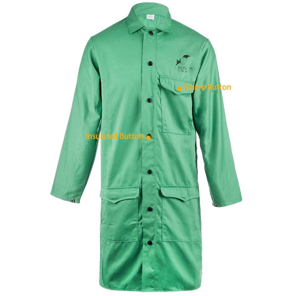 Welding Clothing Fire Proof Weldor Apron Jackets Pant FR Coverall Flame Retardant Cotton Welder Clothing