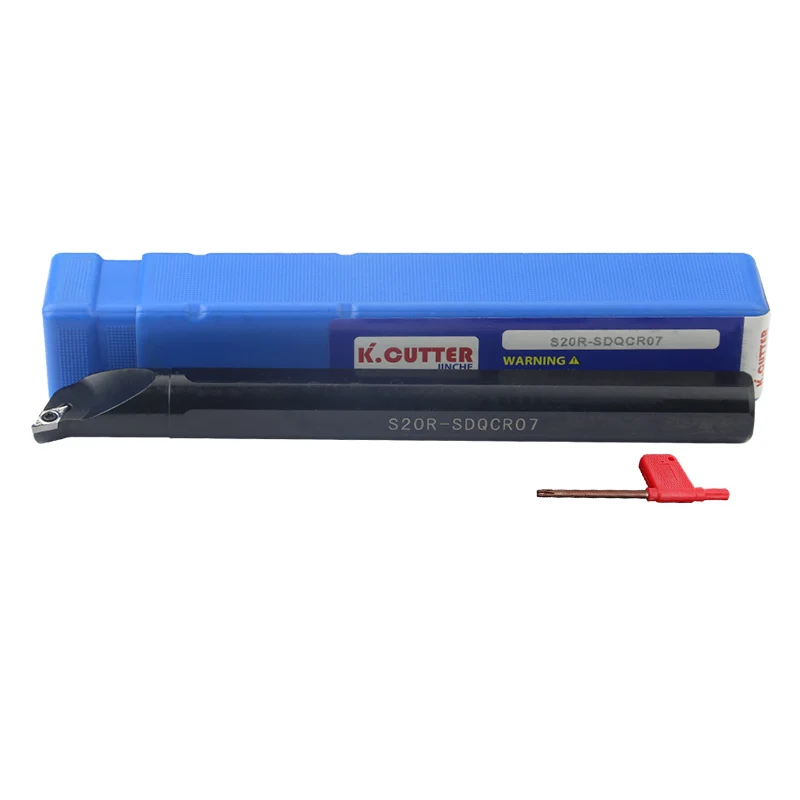 Imagem -06 - Interno Virando Ferramenta Titular Dcmt Carbide Insere Torno Bar Cnc Corte Ferramentas Set 1pc S12m-sdqcr07 S16q-sdqcr07 S20r-sdqcr07