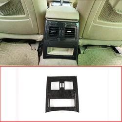 Carbon Fiber Style ABS For BMW E90 3 Series 2005-2012 Car Rear Air Vent Frame Cover Trim Accessories