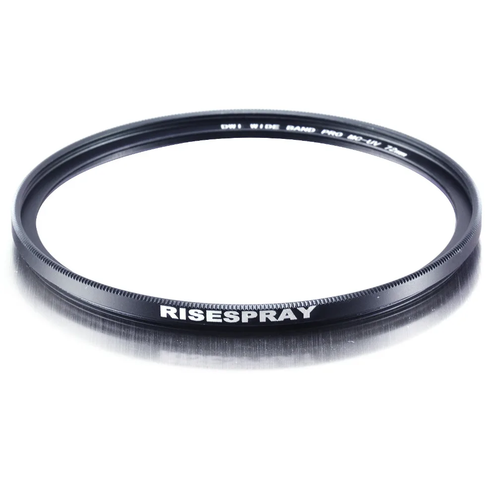 新到着risespray 72 ミリメートルmc uvウルトラバイオレットレンズフィルタープロテクターnikon sony pentaxカメラレンズ