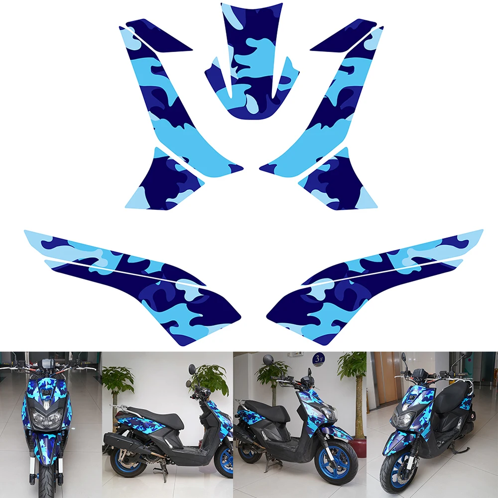 

For Yamaha Zuma 125 BWS 125 YW125 2015-2020 2016 2017 2018 2019 Motorcycle Graphic Background Sticker Decals Stickers Graphics