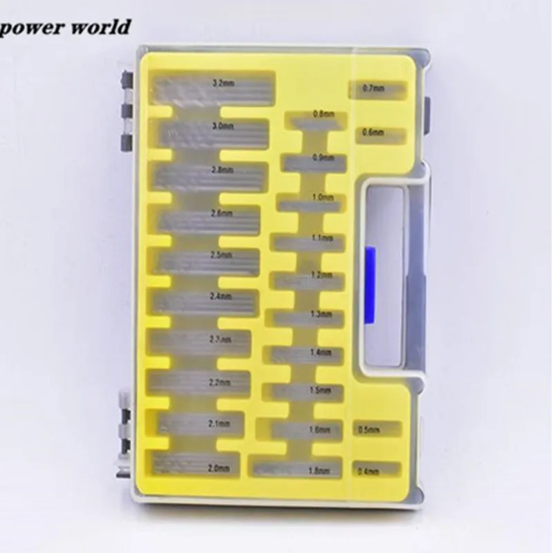 150Pcs/set 0.4-3.2 Mm Twist Drill Bit Mini Micro Power High Speed Steel Drill Bit Twist Kits Set with Case