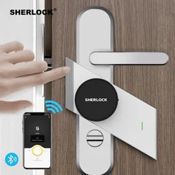 Sherlock S2 Smart Door Lock Home Keyless Lock Fingerprint + Password Work Electronic Lock Wireless App Phone Bluetooth Control