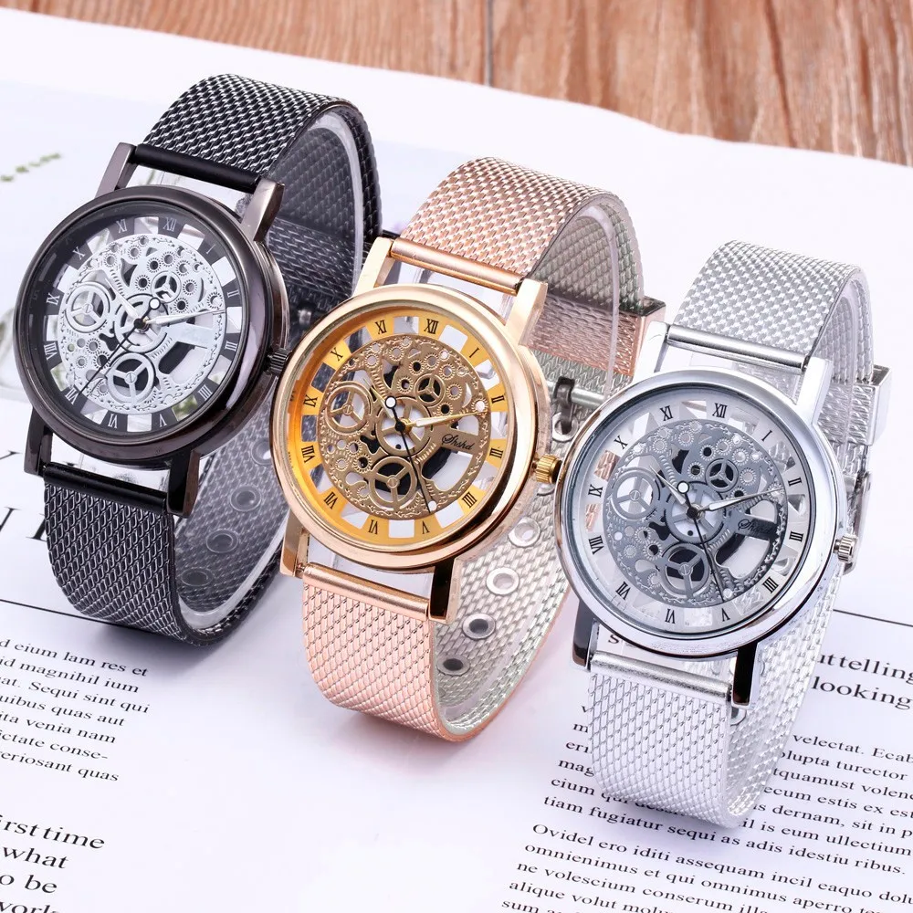 Модные женские часы с браслетом из розового золота, женские часы, новинка 2023, креативные водонепроницаемые часы с датой для женщин