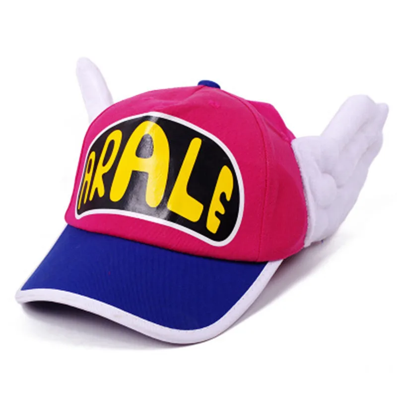 Anime Lovely Adults Hat Dr.Slump Cosplay Arale Cap Sweet Angel Wings Hats Cotton Baseball Caps Party