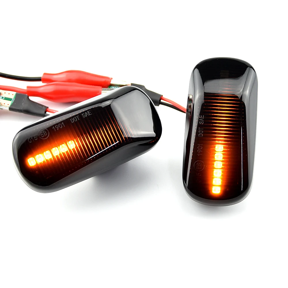 2pcs Led Dynamic Side Marker Turn Signal Light For Acura Integra Type-R DC2 RSX DC5 NSX NA1 NA2 Repeater Signal Lights For Honda