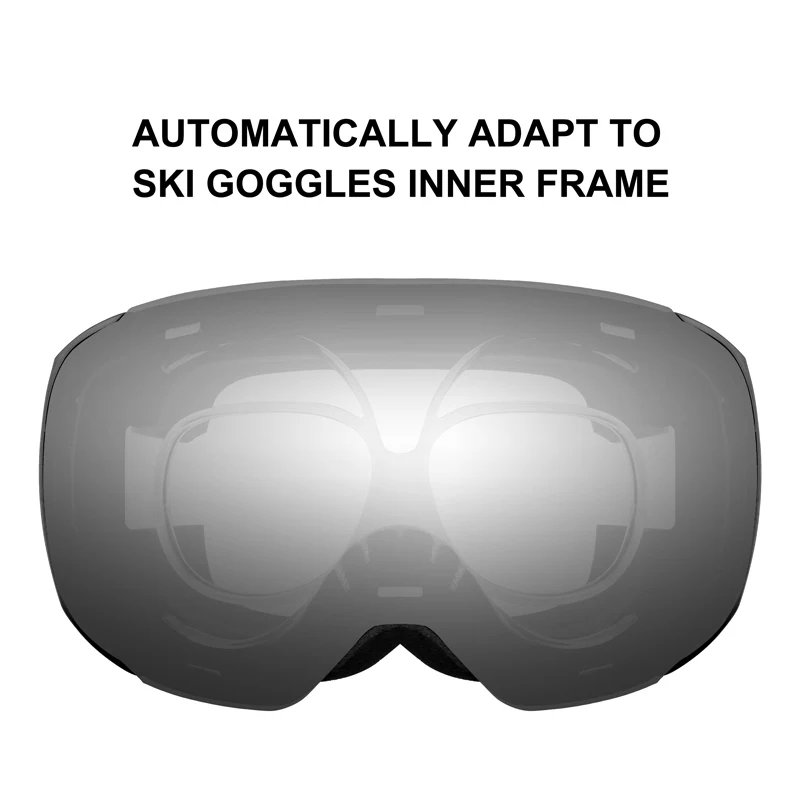 PHMAX Ski Goggles Glasses Myopia Frame Skiing Snowboard Goggles Myopia Lens Frame Myopia Comfortable Glasses Frame