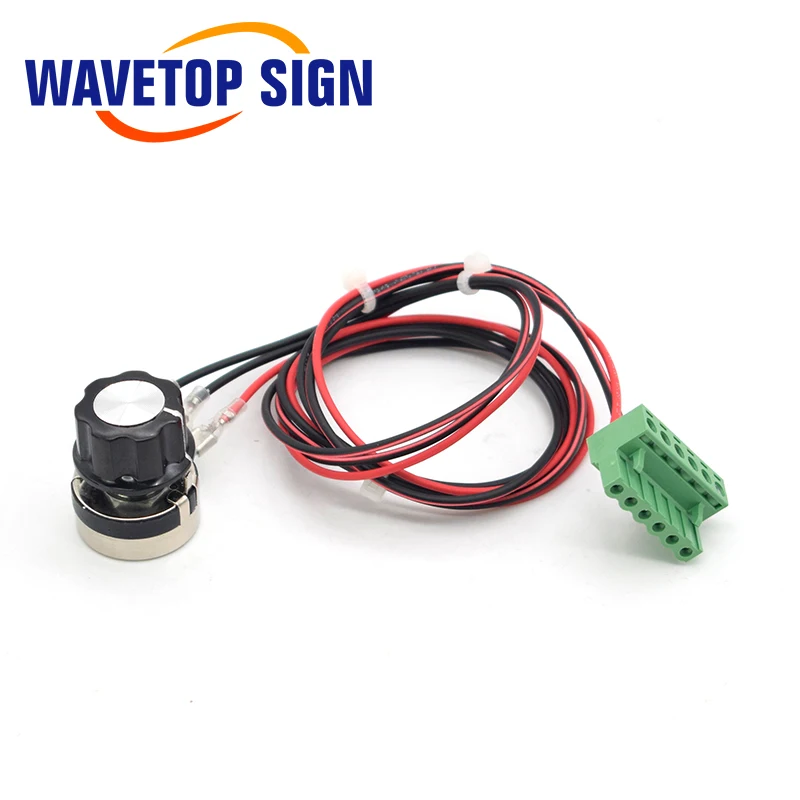 Cabo de teste de energia WaveTopSign WTH118 Kit DIY peças 2W 1K potenciômetro + 6 pinos + cabo