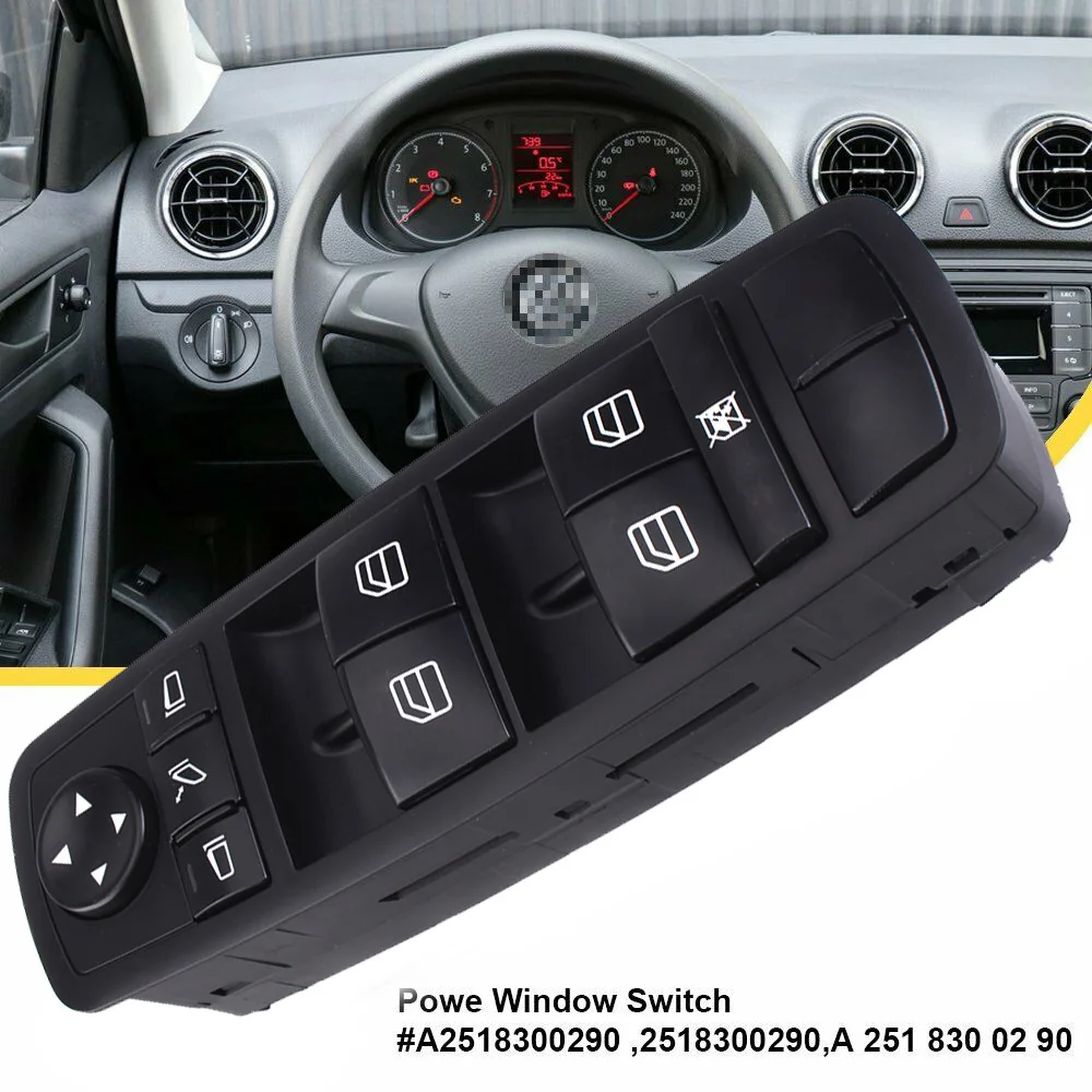 

2518300290 Power Window Switch For Benz W164 GL320 GL350 GL450 ML320 ML350 ML450 ML500 R A2518300290 A251 830 0290