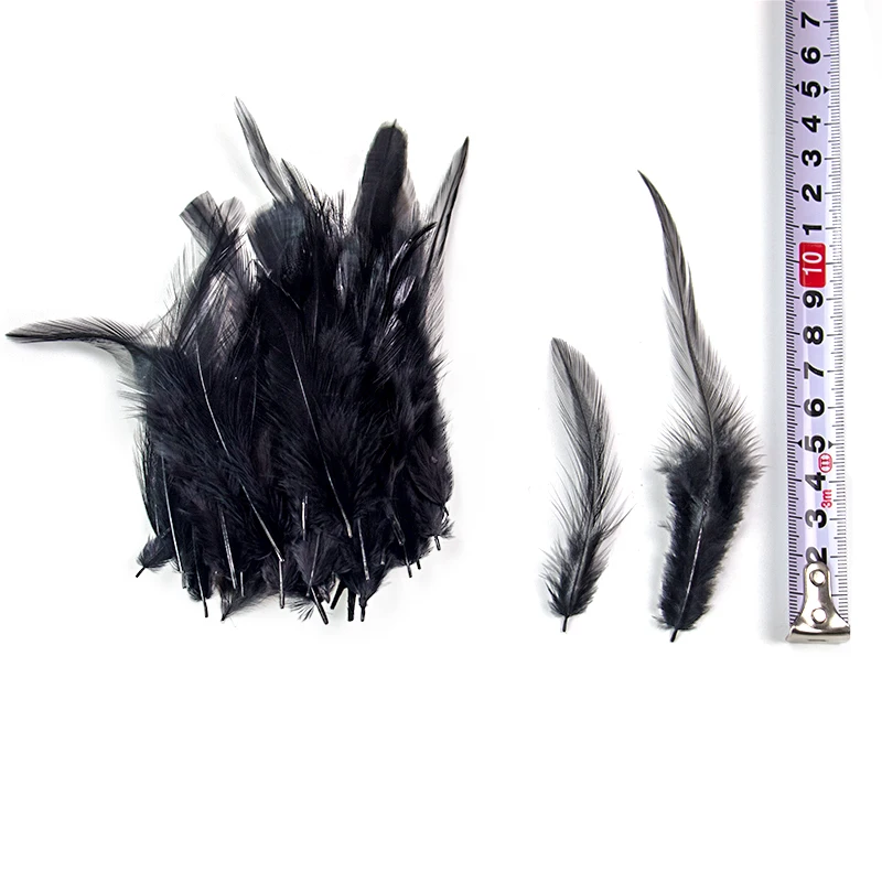 Wholesale Fluffy Black Ostrich Pheasant Feathers for DIY Crafts Wedding Party Decoration Christmas Accessories Natural Feather