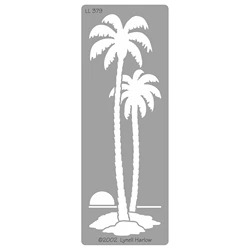 Embossing Dreamweaver Stencils LL 379 Tall Palm Trees