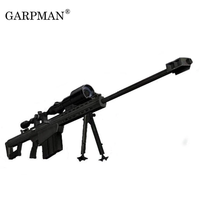 Barrett m82a1スナイパーライフル,紙モデル,武器,マガジン,3Dペーパークラフト,パズル,おもちゃ1:1 - AliExpress