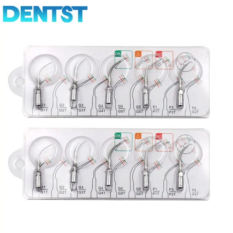 

5pcs Dental Ultrasonic Scaler Tips For Dental Ultrasonic Scaler Handpiece G1 / G2 / G3 / G4 / P1 Dentist Material