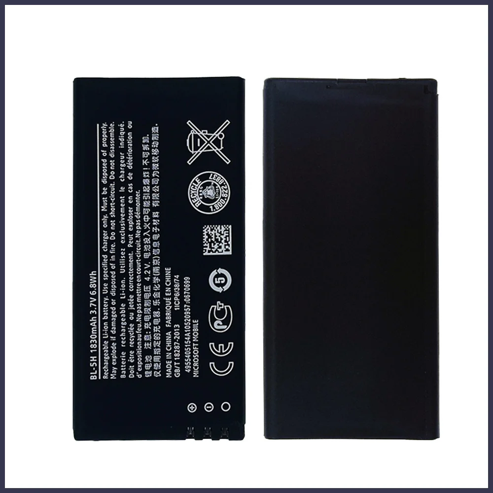 Battery for Nokia Lumia, 1830mAh, BL-5H Battery, 635 38 630 636 Lumia630 RM-977 RM-978, Battery with Tracking Number, 100% Origi