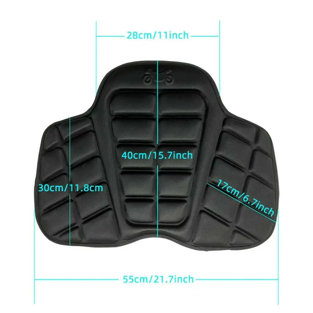 Universal 3D Air Comfort Gel Motorcycle Seat Cushion Pad Cover Pressure Relief Motorbike Pillow Decompression Cooling Pad