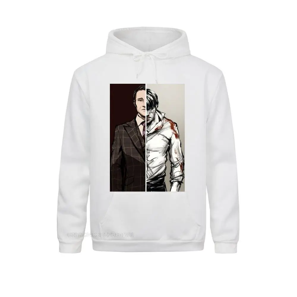 Men The Tables Are Turning Hannibal Variant Pullover Hoodie Lecter Mads Harajuku Hannigram Camisas Hoodies Anime Sweater