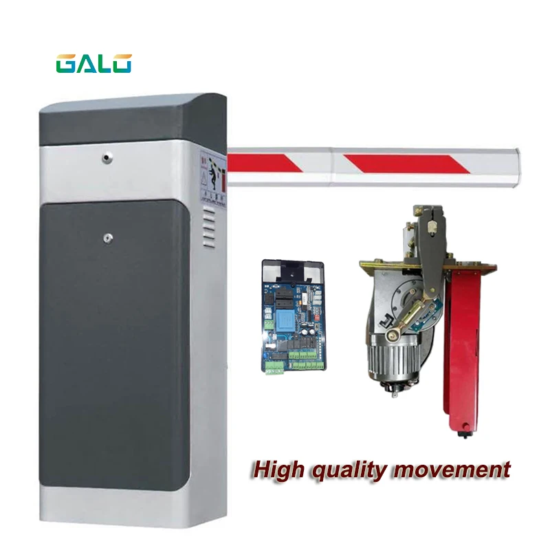 Automatic electronic security boom parking aluminum arm barrier gate for drive road best price with remote control