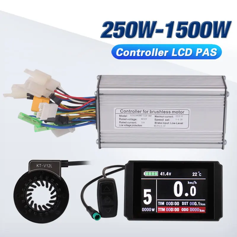 Bafang KT Controller Motor, Ebike Controller, 36V, 48V, 52V, 1500W, 1000W, 500W 350W, 250W, Dual Mode, Sinewave LCD Display, PAS