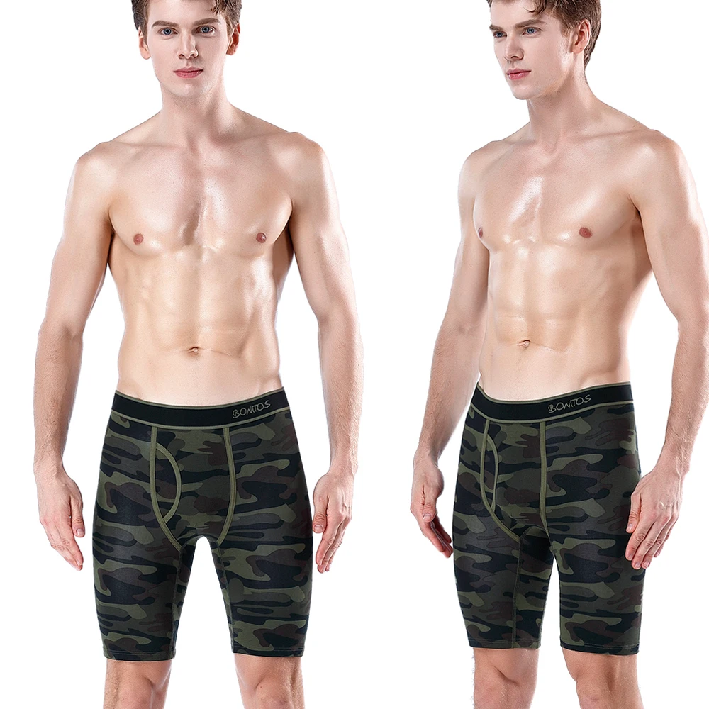 SRBONITOS Long Boxer For Men Underwear High Quality Coton Men\'s Panties Man Underpants Boxershorts Shorts Calvin Calecon Sexy