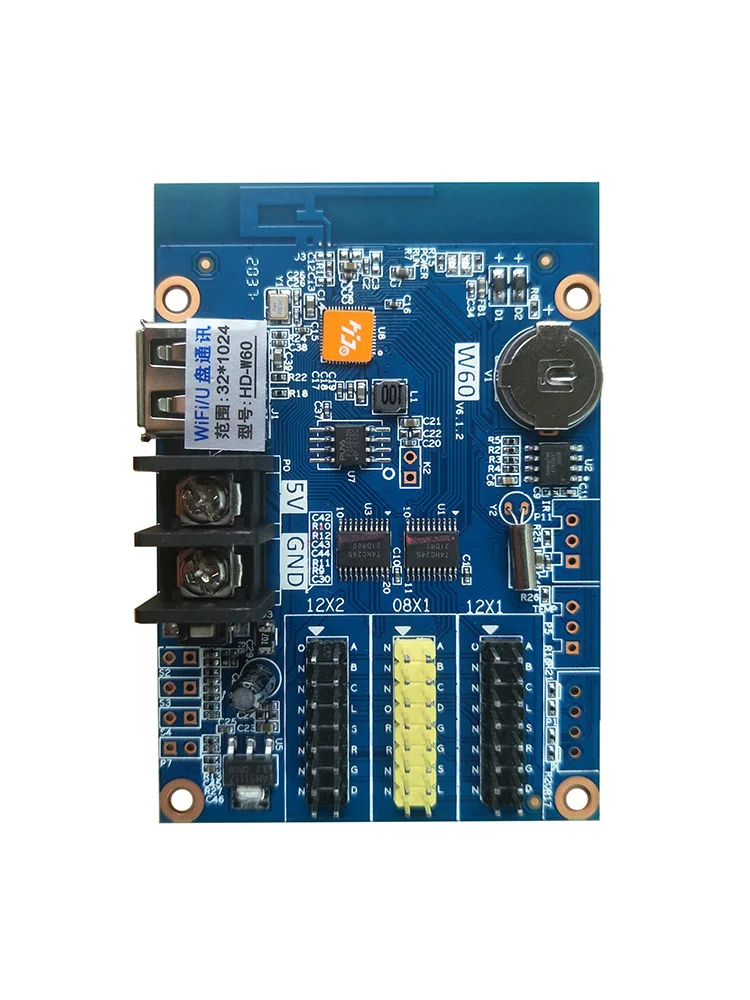 HD-W60,HD-W03 Led-anzeige Controller, Single & Doppel Farbe P10 LED Zeichen Module Control karte, U-Disk Und WIFI Drahtlose Steuerung